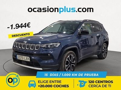 Usado Jeep Compass Limited 130 CV (95 kW) 2022 Azul SUV