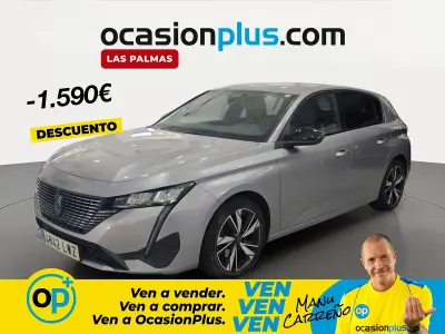 Usado Peugeot 308 Allure 130 CV (95 kW) 2022 Gris