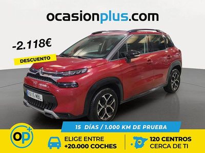 Rojo Usado 2022 Citroën C3 Aircross Shine SUV | 14.390 € (Precio justo)