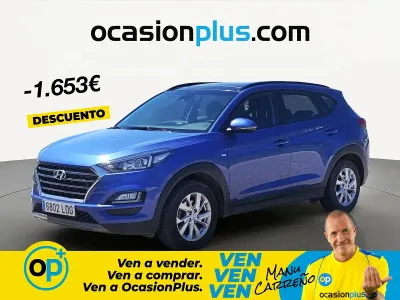 Usado Hyundai Tucson 116 CV (85 kW) 2019 Azul SUV