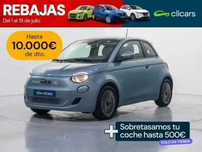 Usado Fiat 500e Action 69 kW (95 CV) 2022 Azul Utilitario