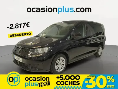 Usado VW Caddy 102 CV (75 kW) 2024 Negro Monovolumen