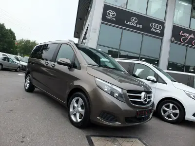 Käytetty Mercedes V220 163 HP (119 kW) 2017 Ruskea Tila-auto