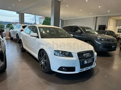 Usado Audi A3 Sportback Ambition 140 CV (102 kW) 2008 Blanco Utilitario