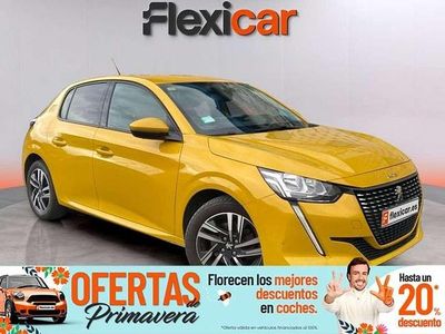 Usado Peugeot 208 Active 82 CV (60 kW) 2019 Amarillo Utilitario