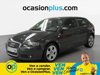 Usado Audi A3 Ambition 116 CV (85 kW) 2007 Gris Utilitario