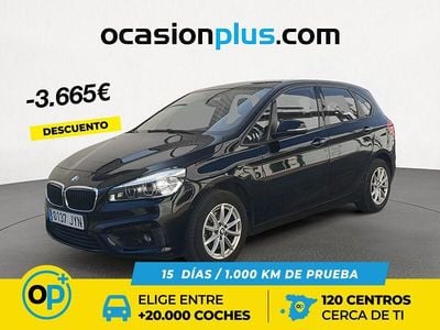 Negro Usado 2017 BMW 218 Active Tourer Monovolumen | 13.325 € (Super precio)