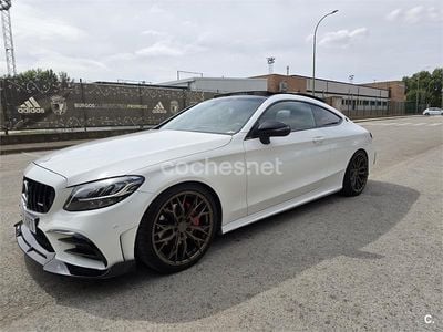 Usado Mercedes C220 170 CV (125 kW) 2019 Blanco Coupe