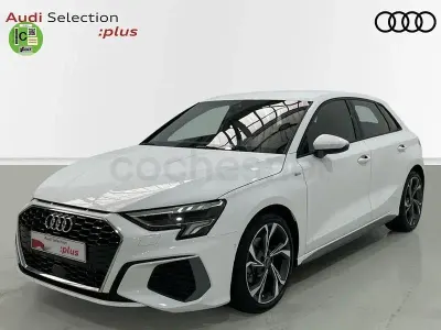 Usado Audi A3 S-Line 150 CV (110 kW) 2022 Blanco Berlina