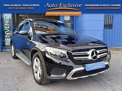 Usado Mercedes GLC220 170 CV (125 kW) 2019 Negro SUV