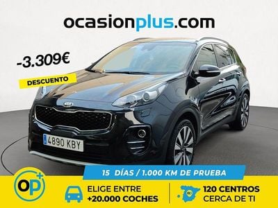 Negro Usado 2017 Kia Sportage SUV | 14.991 € (Precio justo)
