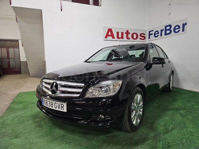 Usado Mercedes C200 136 CV (100 kW) 2010 Azul Berlina