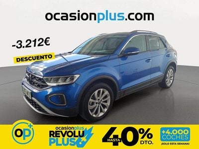 Usado VW T-Roc Life 150 CV (110 kW) 2023 Azul SUV