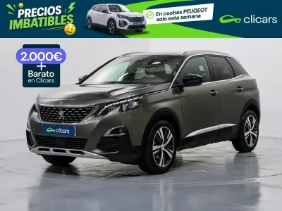 Usado Peugeot 3008 GT-line 130 CV (95 kW) 2018 Gris SUV