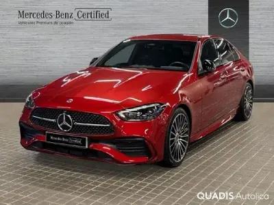 Usado Mercedes C220 200 CV (147 kW) 2023 Rojo jacinto
