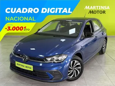 Usado VW Polo Life 95 CV (69 kW) 2022 Azul Utilitario