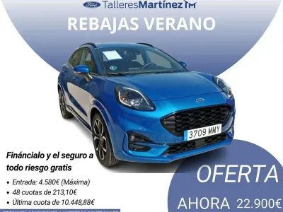 Usado Ford Puma ST-Line X 125 CV (91 kW) 2024 Azul SUV