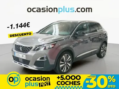 Usado Peugeot 3008 GT-line 150 CV (110 kW) 2017 Gris SUV