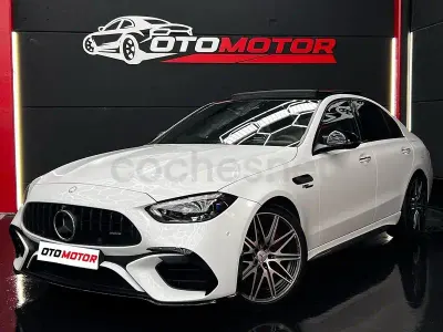 Usado Mercedes C63S AMG 680 CV (500 kW) 2023 Blanco Berlina