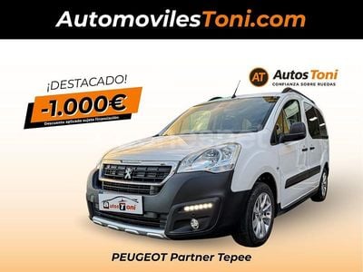 Blanco Usado 2017 Peugeot Partner Tepee Outdoor Monovolumen | 12.390 € (Precio justo)