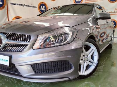 Gris / plata Usado 2015 Mercedes A200 AMG line Berlina | 16.900 € (Precio justo)