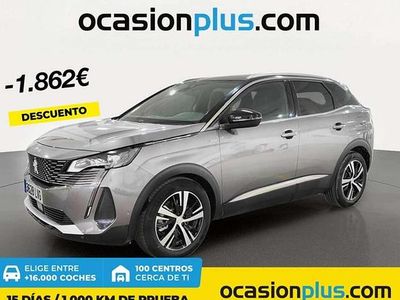 Gris Usado 2021 Peugeot 3008 Active Monovolumen | 18.214 € (Precio justo)
