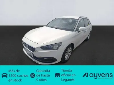Usado Seat Leon ST Style 116 CV (85 kW) 2021 Blanco Familiar