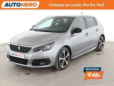 Usado Peugeot 308 GT-line 130 CV (95 kW) 2019 Gris Berlina