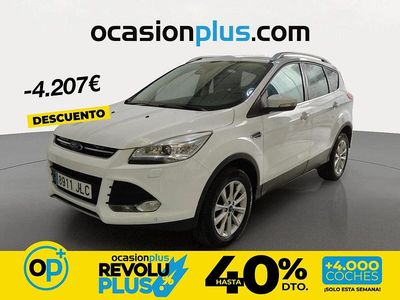 Usado Ford Kuga Titanium 150 CV (110 kW) 2016 Blanco SUV