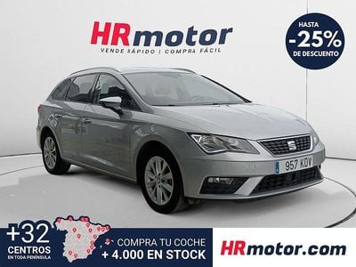 Usado Seat Leon Style Plus 150 CV (110 kW) 2017 Gris / plata Familiar