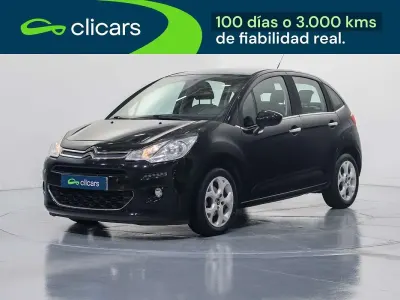 Usado Citroën C3 PureTech 82 CV (60 kW) 2017 Negro Utilitario