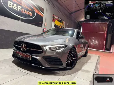 Usado Mercedes CLA200 150 HP (110 kW) 2021 Cinzento Coupé