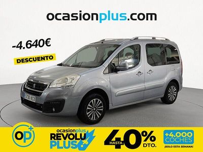 Usado Peugeot Partner Active 100 CV (73 kW) 2017 Gris Monovolumen