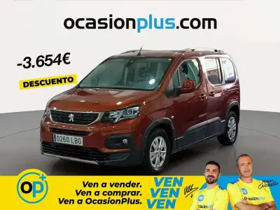 Usado Peugeot Rifter Allure 131 CV (96 kW) 2019 Marrón Monovolumen