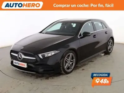 Usado Mercedes A180 AMG line 136 CV (100 kW) 2022 Negro Berlina
