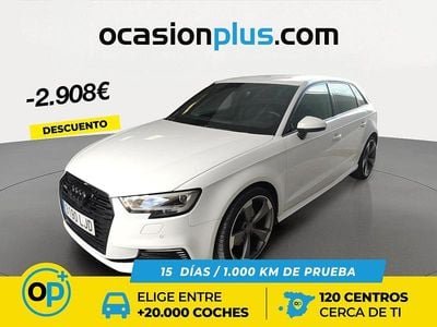 Usado Audi A3 S-Line 204 CV (150 kW) 2020 Blanco Berlina