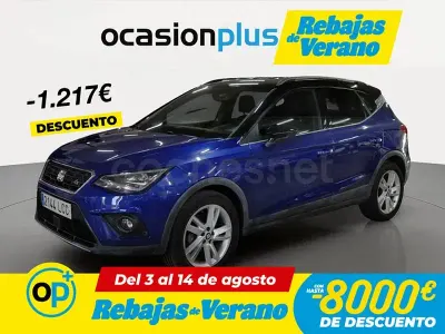Usado Seat Arona FR 90 CV (66 kW) 2019 Azul SUV
