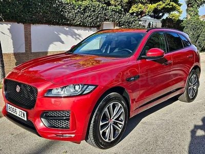 Usado Jaguar F-Pace R-Sport 180 CV (132 kW) 2017 Granate SUV