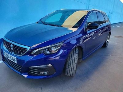 Usado Peugeot 308 SW GT-line 150 CV (110 kW) 2018 Azul Familiar