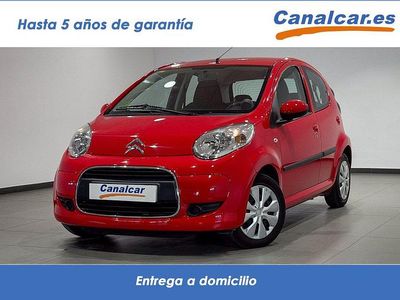 Usado Citroën C1 68 CV (50 kW) 2010 Rojo Utilitario