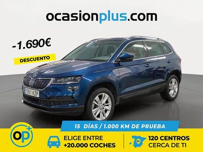 Azul Usado 2019 Skoda Karoq SUV | 18.590 € (Precio justo)