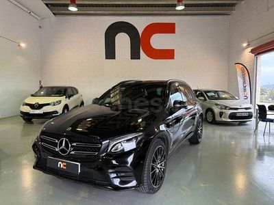 Usado Mercedes GLC220 170 CV (125 kW) 2018 Negro SUV