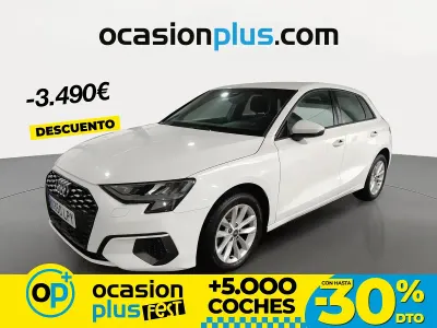 Usado Audi A3 110 CV (80 kW) 2021 Blanco Berlina
