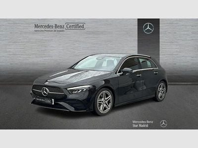 Usado Mercedes A180 AMG line 136 CV (100 kW) 2025 Negro Berlina