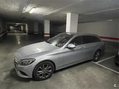 Usado Mercedes C220 AMG 170 CV (125 kW) 2014 Gris / plata Familiar