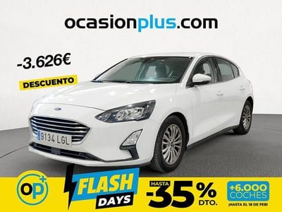Usado Ford Focus Titanium 120 CV (88 kW) 2020 Blanco Berlina