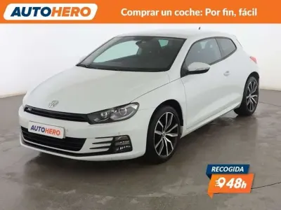 Begagnad VW Scirocco R-line 125 HK (91 kW) 2018 Vit Sportkupé