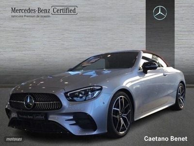Gris / plateado Usado 2023 Mercedes E220 Descapotable | 56.950 € (Precio justo)