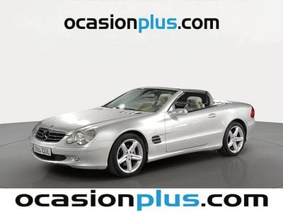 Usado Mercedes SL500 306 CV (225 kW) 2005 Gris Descapotable