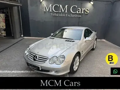 Usado Mercedes SL500 306 CV (225 kW) 2001 Gris Descapotable